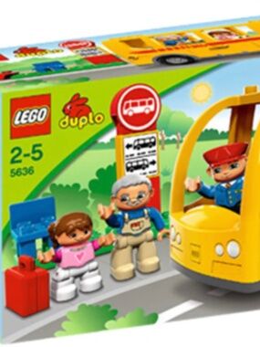LEGO Duplo 5636 Lego Ville City Bus Set 95% Complete NO BOX Kids Baby Toys
